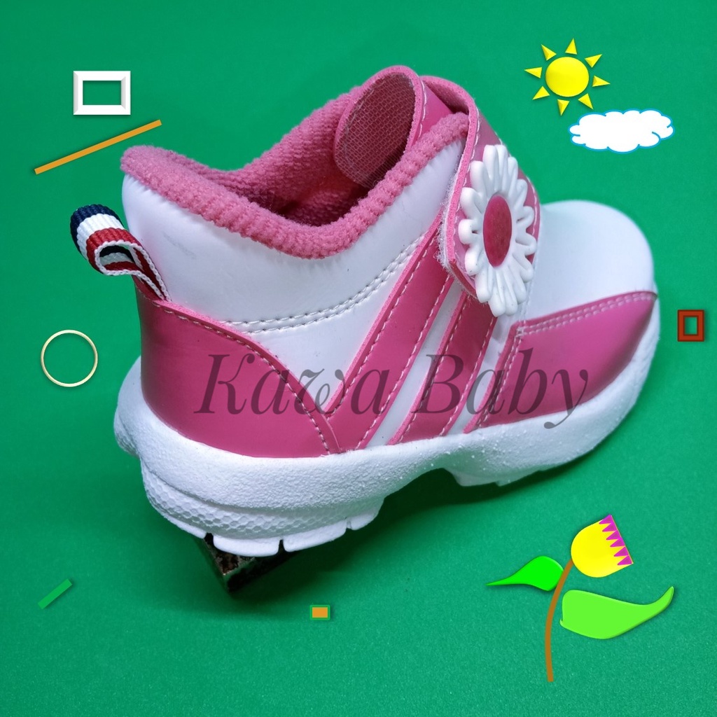 Sepatu anak perempuan sport semi boot / Sneakers anak perempuan import / Sepatu olahraga anak peremp