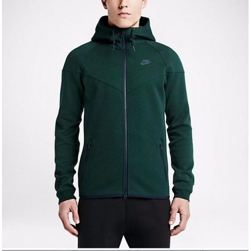 nike tech fleece green