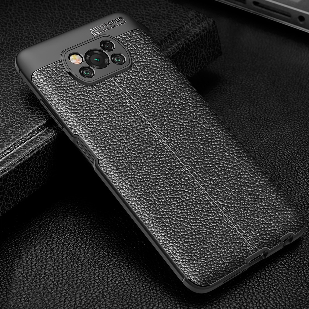 Case XIAOMI POCO X3 / XIAOMI POCO X3 PRO Ultra Slim Auto Focus Leather Premium Softcase