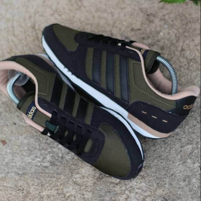 Adidas neo city racer green black