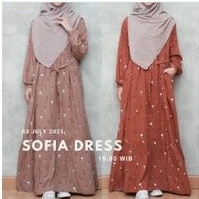 SOFIA DRESS SISTRSIDE terracota S