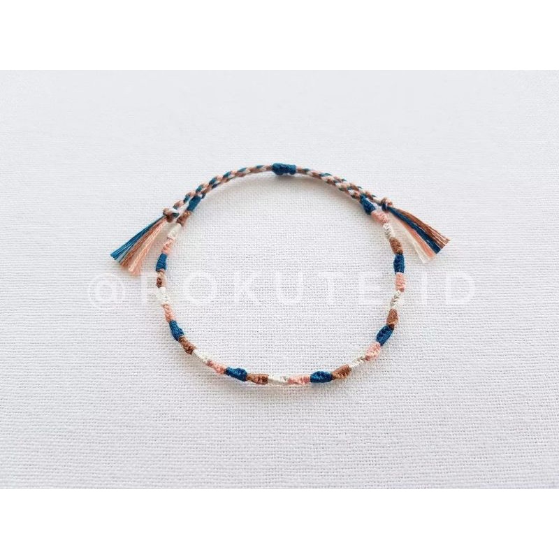 [MADE BY ORDER] ROKUTE CHINESE STAIRCASE | GELANG TALI SPIRAL HANDMADE | GELANG PERSAHABATAN | GELAN