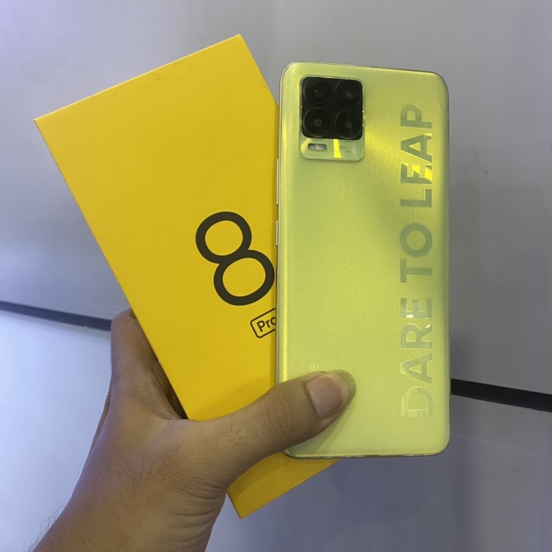 realme 8 pro 8/128gb second bekas pakai fullset original