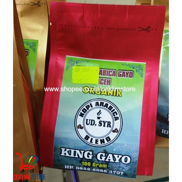 

Kopi Arabica King Gayo 100Gr