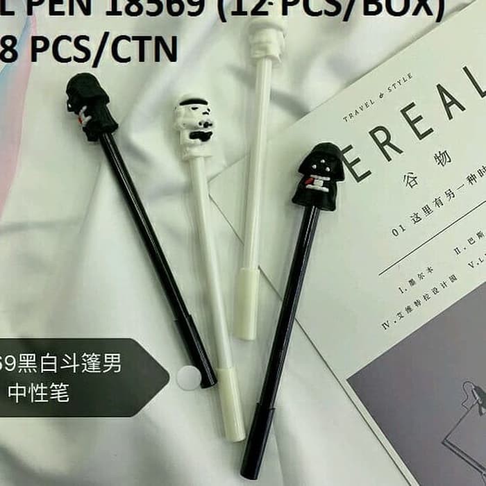 

PULPEN GEL UNIK STAR WARS- PULPEN GEL KARAKTER KARET LUCU