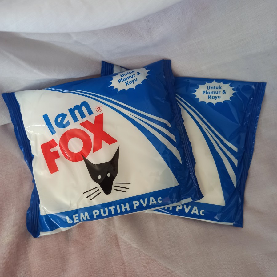 

LEM FOX PUTIH 350 GRAM KEMASAN PLASTIK REFILL