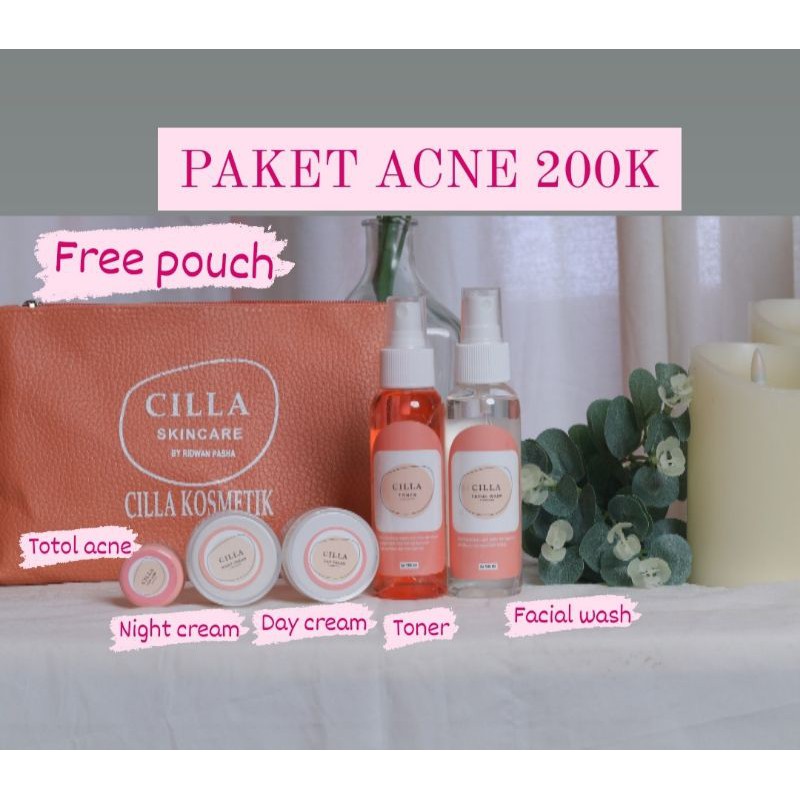 Cilla skincare paket acne