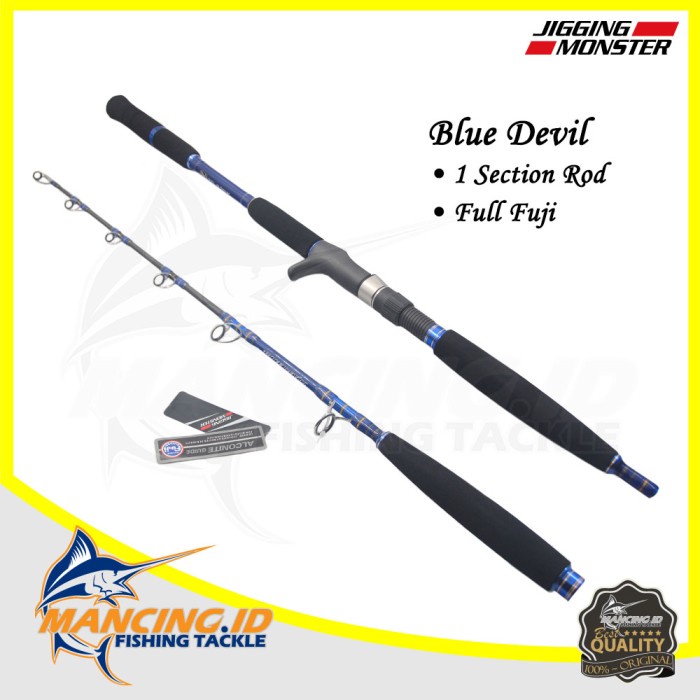 Termurah.. Joran Overhead / Oh Jigging Monster Blue Devil Fuji Alconite Guide Cv