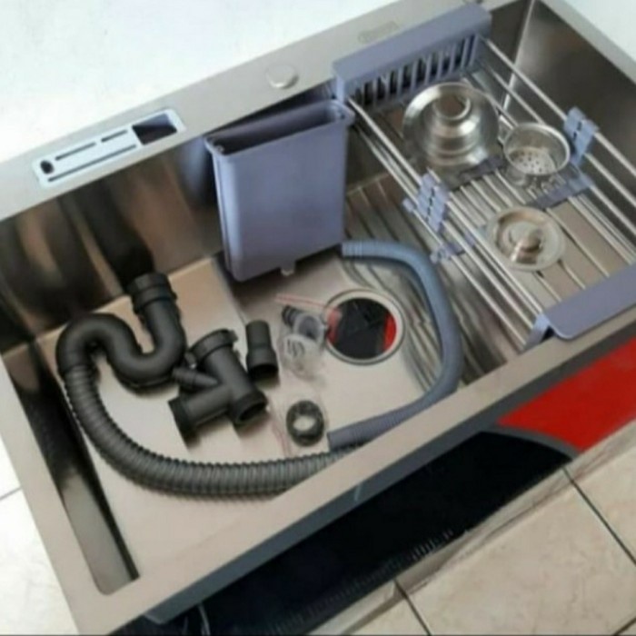 Wastafel - Kichen Sink 1 Lubang Bolzano 8050/Bak Cuci Piring Jumbo Stainles 304
