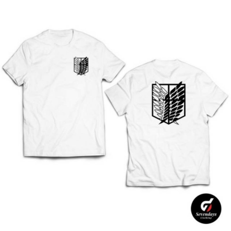 Baju Kaos Anime Attack on Titan survey corp