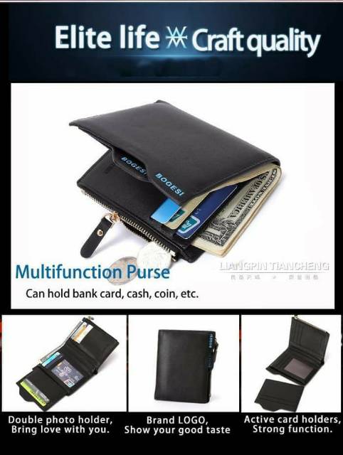 DOMPET PRIA KULIT KUALITAS PREMIUM BOGESI