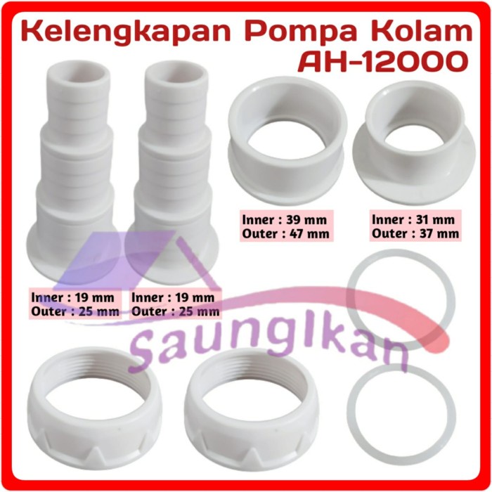Pompa Air Power Head Kolam JENECA AH 12000 AH-12000 Low watt