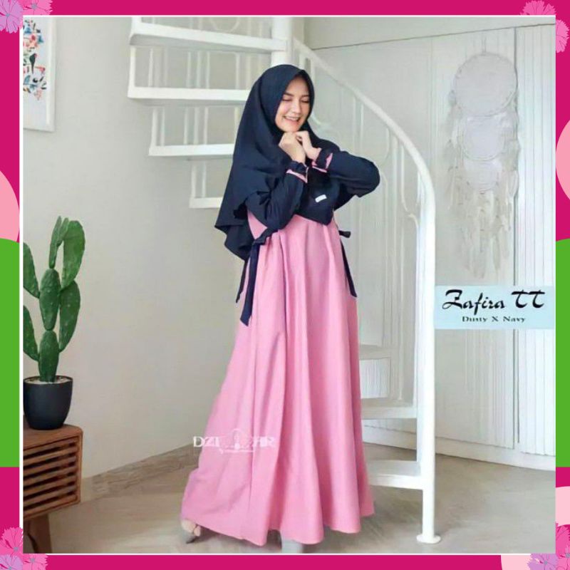 GAMIS MOSCREPER ZAFIRA BUSUI TALI REMAJA TERBARU TERMURAH