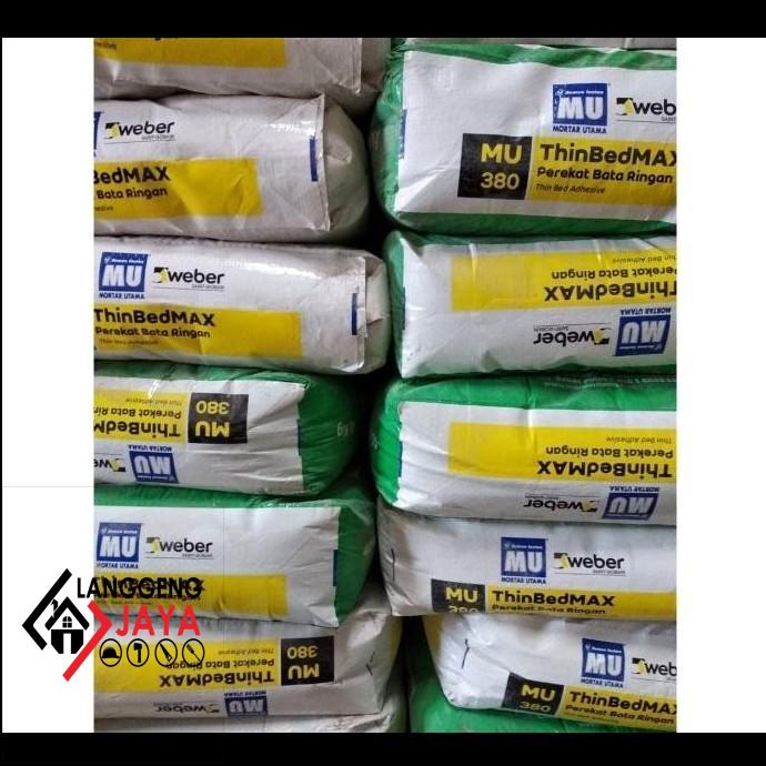Mortar Perekat Bata Ringan Mu-380 40Kg Langgeng-
