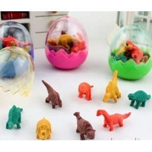 

Penghapus Mini Berbentuk Dinosaurus dalam Kemasan Telur (1 Set Isi 8)