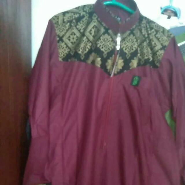 Gamis Hawi Exclusive Motif Batik 1 & 2 / Gamis Pria Slim Fit /jubah Laki Laki-laki Pria/gamis Atqiya