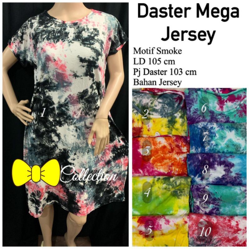 daster mega jersy smoke