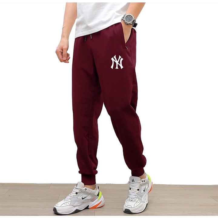 JOSJOLI_STORE/Celana Jogger Alan Bordir/Celana Panjang Jogger Pria Dewasa/Fit Pemakai 28-32cm