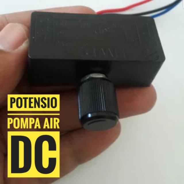 TERLARIS - POTENSIO POMPA DC POMPA AIR MINI KNOP HITAM