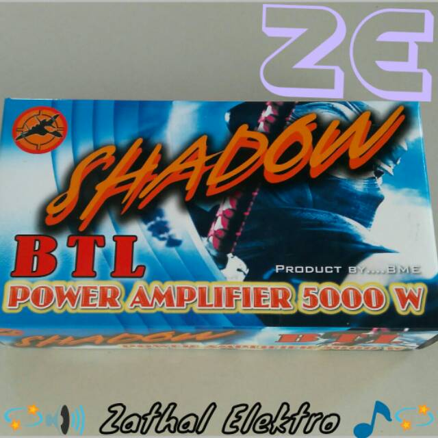 Power Amplifier 5000W BTL SHADOW