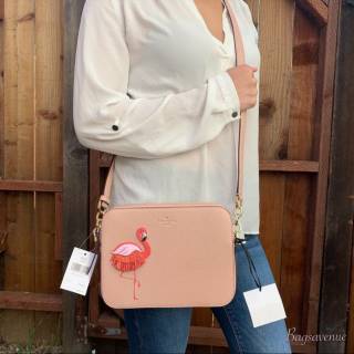 Kate spade flamingo camera on sale bag