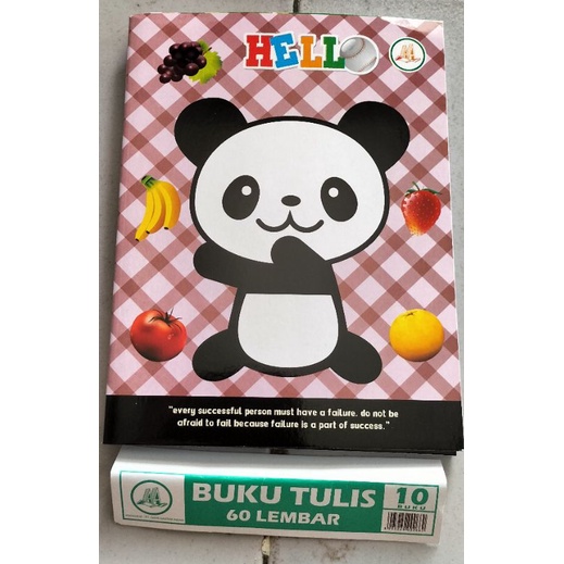 Buku Tulis AA 1pak ( isi 60 lembar )