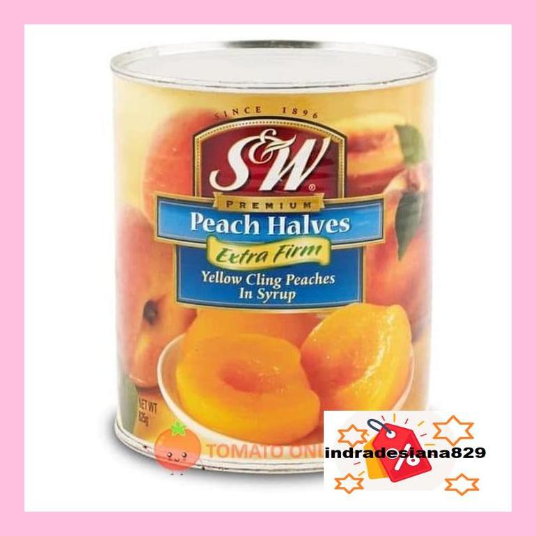 

T4Tkind Sw Peach Halves In Syrup Buah Kaleng 825 Gram Gr G / 825Gr Sotydr4