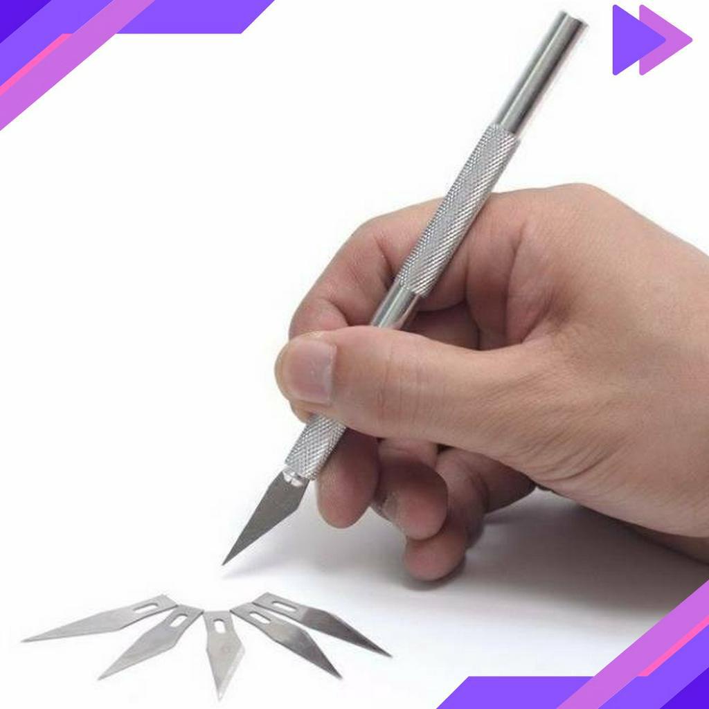 

COBAIN YUK TERMURAH Pen Cutter 5 pcs Refill Cutter untuk Hobby Craft Knife Harga Grosir