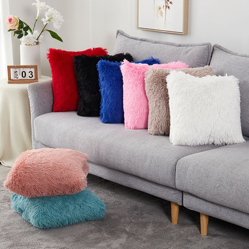 Utama Jakarta Baru - Sarung Bantal Sofa Bulu Rasful Uk 40 x 40cm/Sarung Bantal Kursi