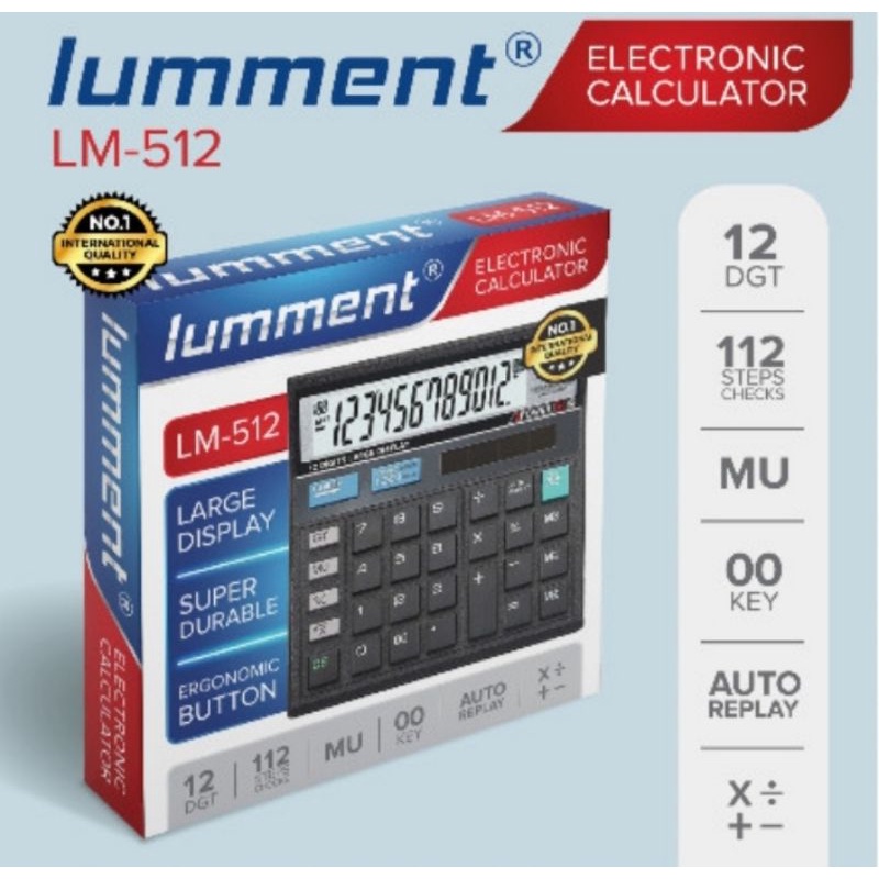 

KALKULATOR LUMMENT LM-512