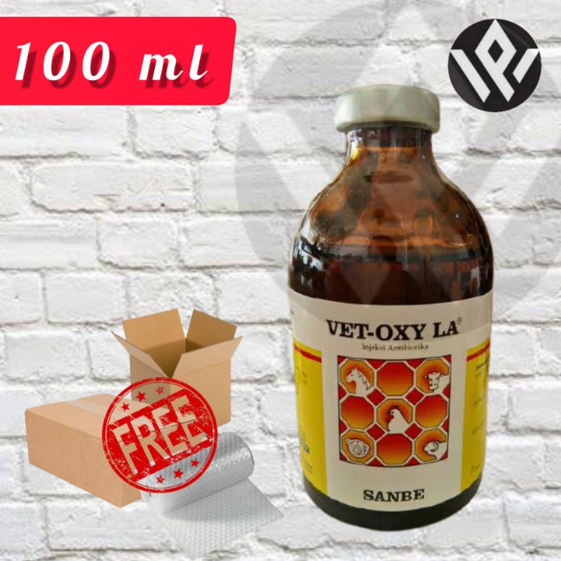 VET OXY LA Vol 100 ml Obat Antibiotik Hewan Long Acting