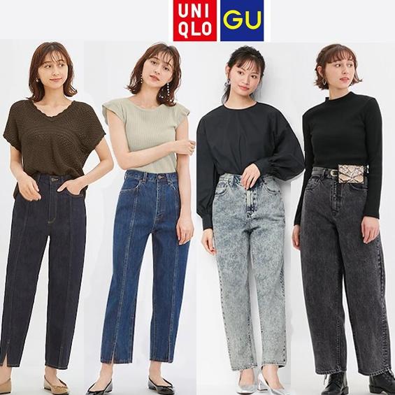 UNIQLO GU BOYFRIEND JEANS branded sisa ekspor 100% ORI