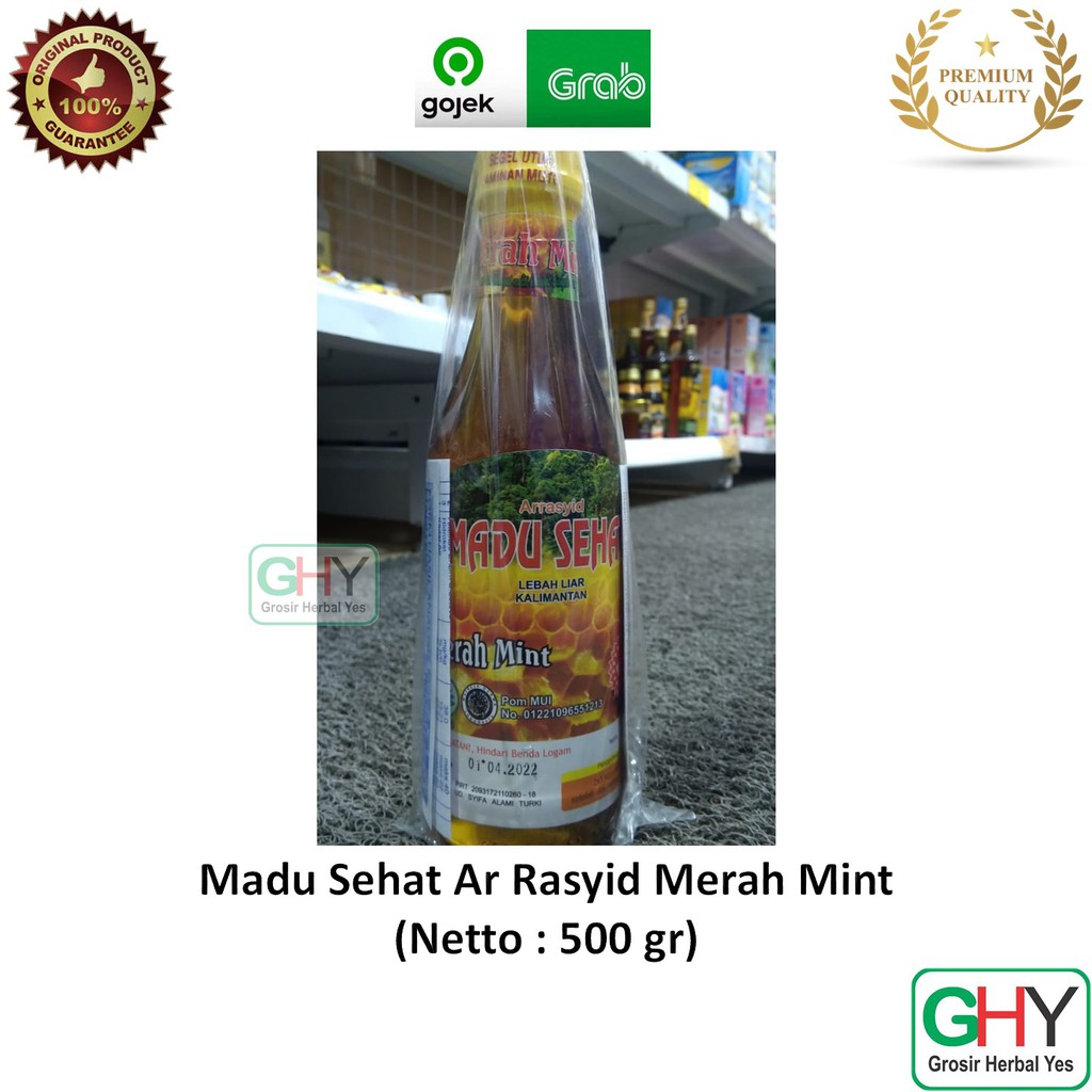 

Madu Sehat Ar Rasyid Merah Mint 500 gr - Madu Merah Mint - Madu Mint