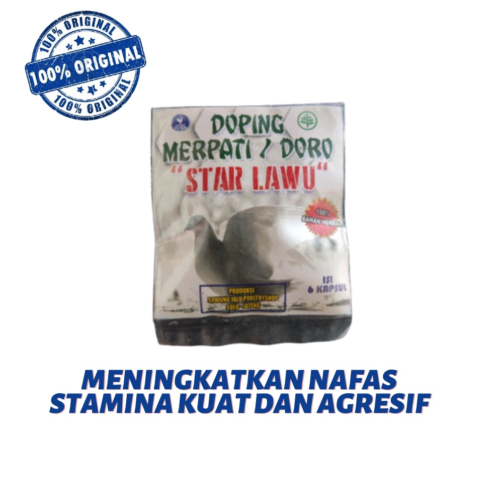 jamu merpati / doro Doping merpati - jamu diri STAR LAWU