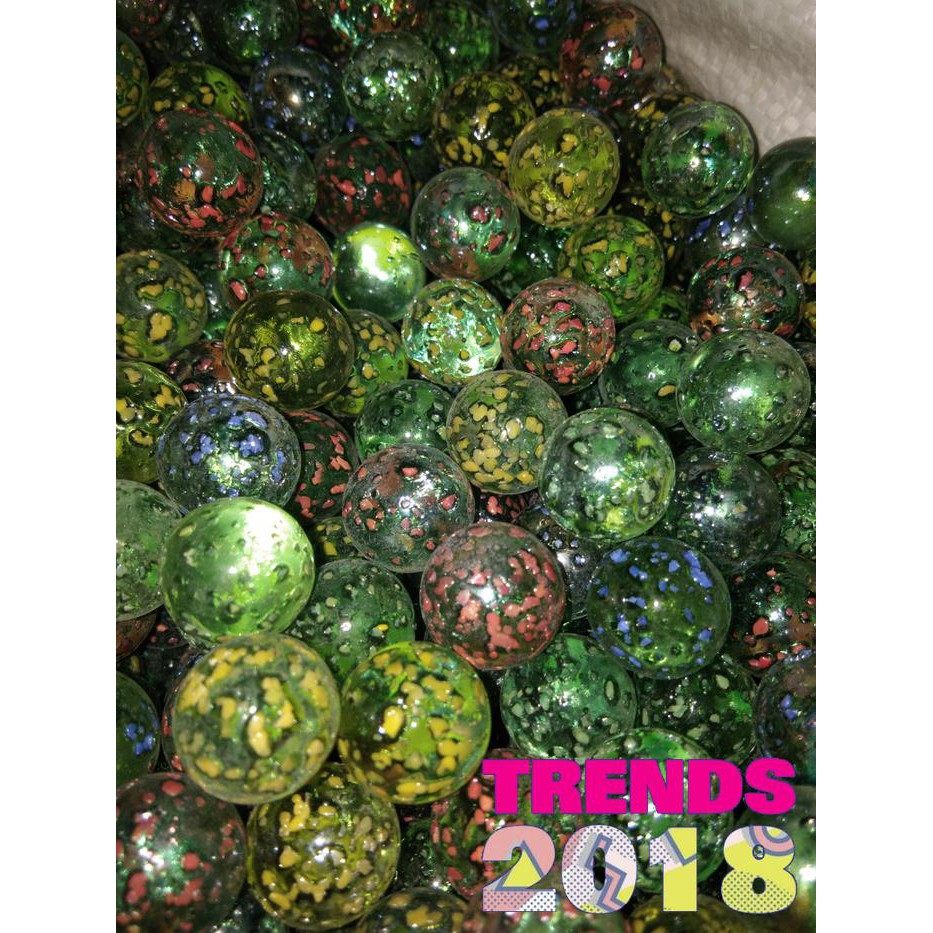 Kelereng Gundu Motif Biji Wijen Isi 100 pcs