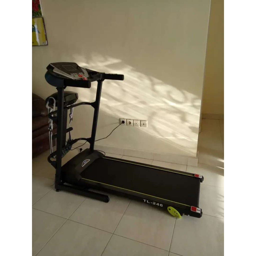 TOTAL HEALTH GYM - New Alat Olahraga Fitness Gym Sport Latihan Kardio Walking Pad Treadmill Listrik Elektrik Total TL 246 + Massager