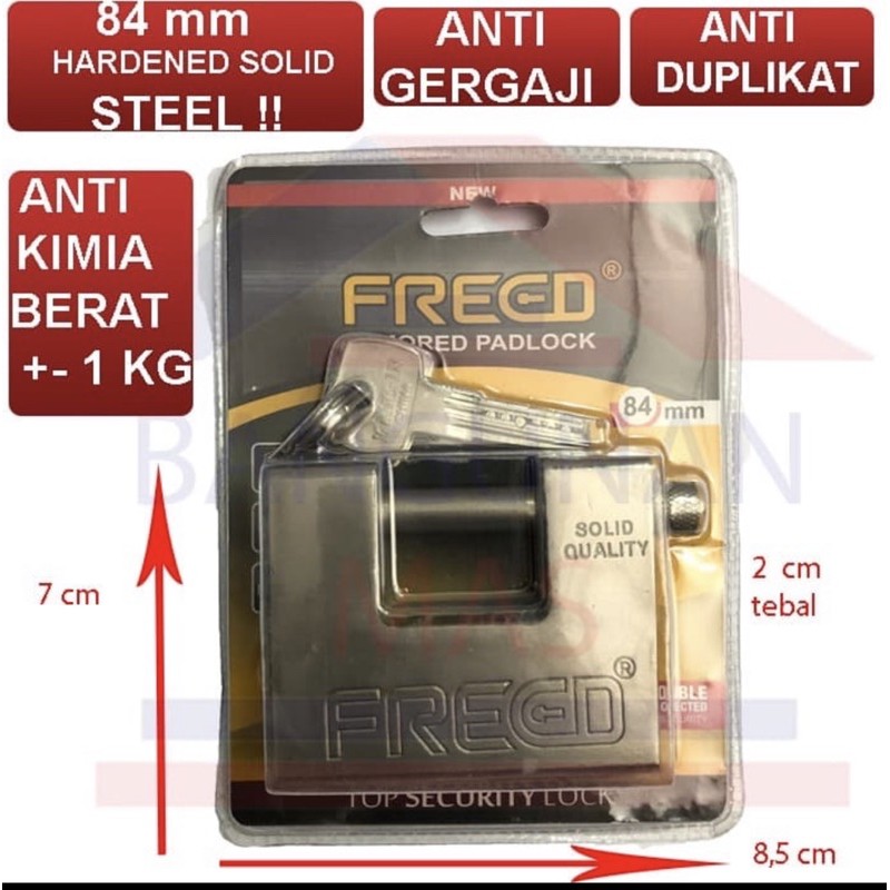 Gembok Rumah Walet / Gembok Padlock / Gembok Freed / GembokAnti Maling /gembok walet / alarm walet
