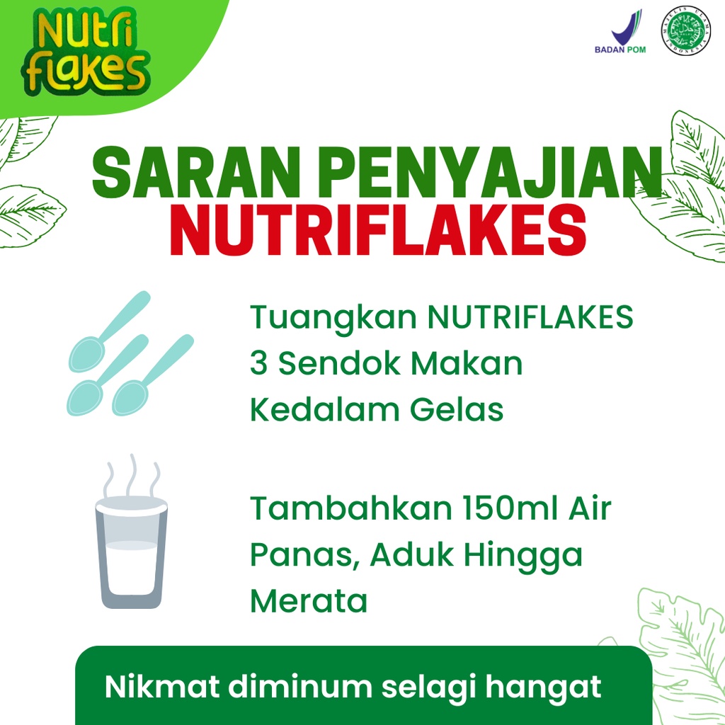 PAKET 2 BOX NUTRIFLAKES | SEREAL UMBI GARUT SOLUSI ASAM LAMBUNG MAAG DAN