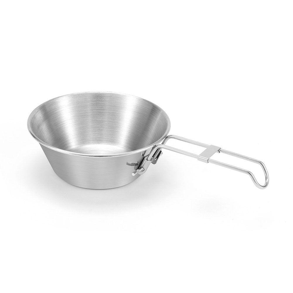 Mangkok Lipat Outdoor Agustina Peralatan Makan Mangkuk Hiking Untuk Perjalanan Alat Outdoor Piknik Mangkuk Sup Mangkok Stainless Steel