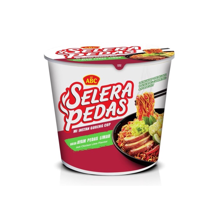 Jual Abc Mie Selera Pedas Cup Ayam Limau G Shopee Indonesia