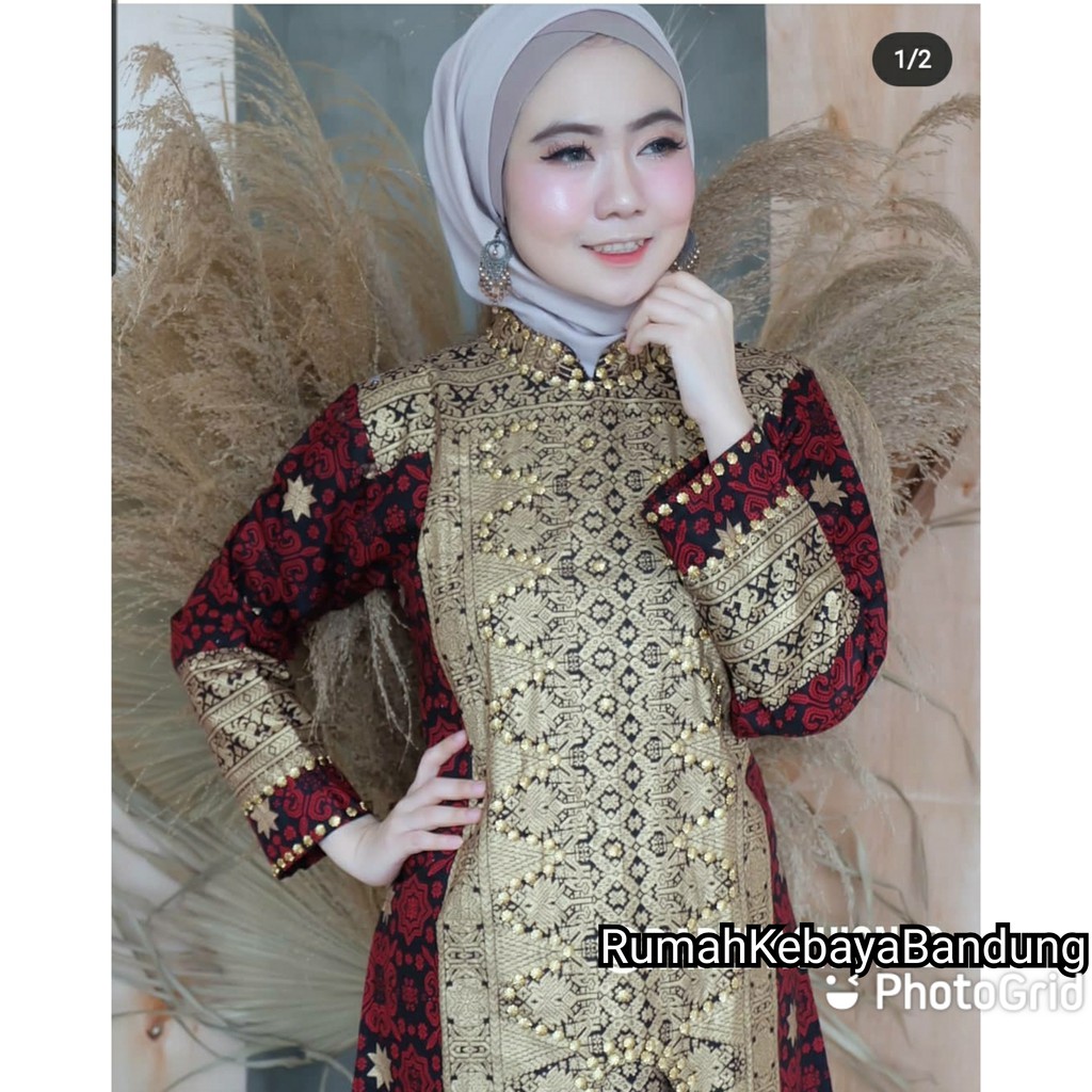 SETELAN DAHAYU KURUNG SONGKET BATIK JUPRI BATIK COUPLE RUMAH KEBAYA BANDUNG RUMAH SONGKET BANDUNG GAUNHIJABSALE  BATIK JUPRI SONGKET PALEMBANG