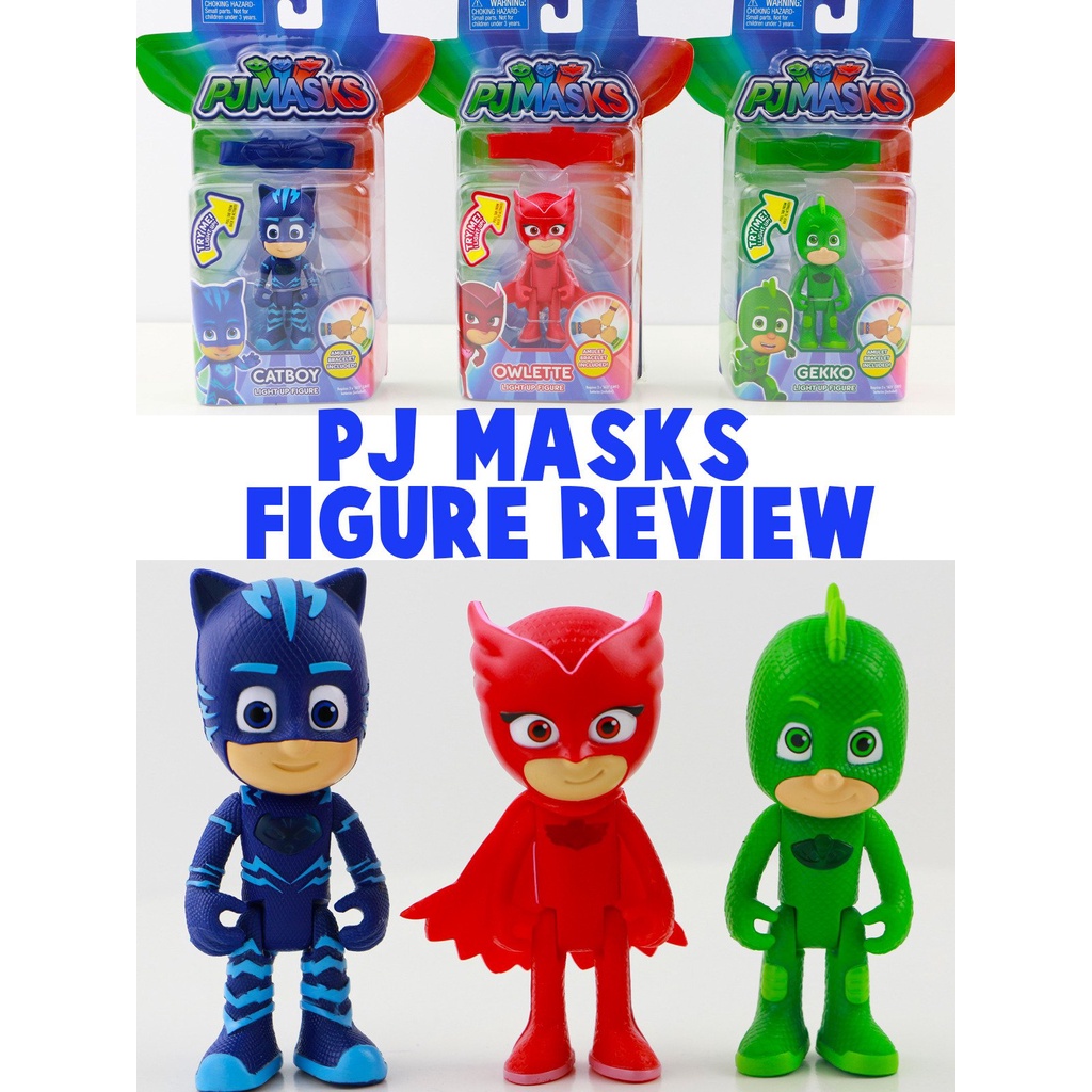 Figure Pj Masks Pjmasks Light Up Figure With Amulet Bracelet Ada Lampu