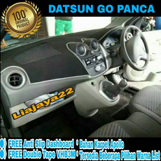 Cover Dashboard Datsun Go Panca Dan Go+ Panca + Antislip