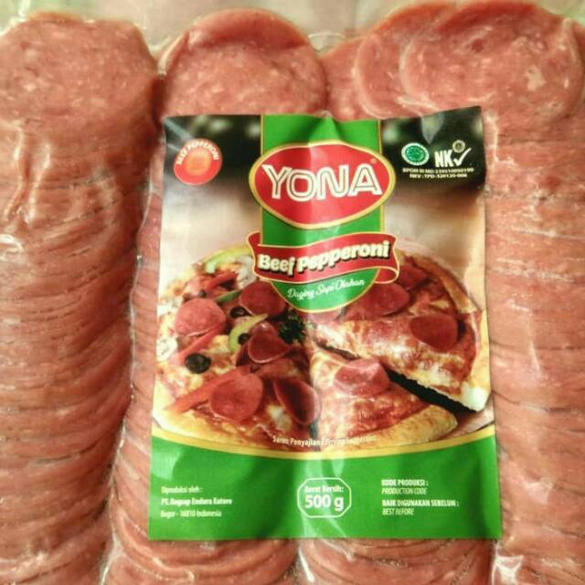 

Yona Beef Pepperoni 500gr