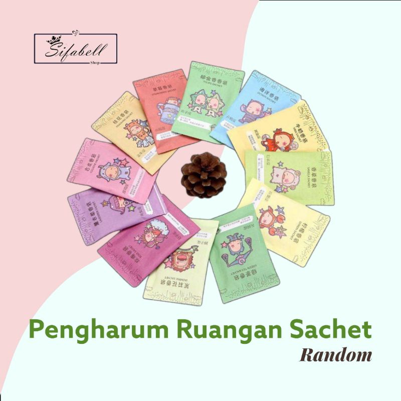 Pengharum Ruangan Sachet Parfum Ruangan Mini Pewangi Aromaterapi