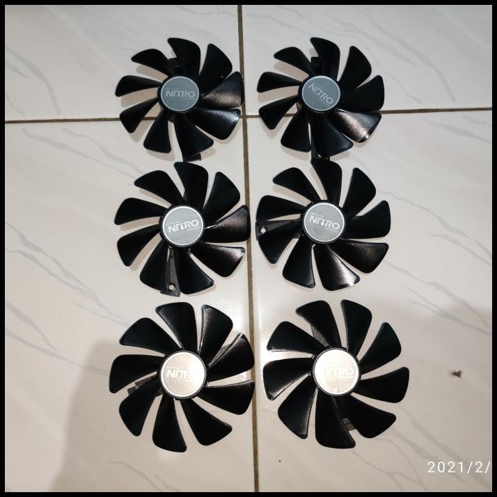 Hesaa_Store | Fan Vga Sapphire Nitro Rx 580 570 480 470 Original 95Cm