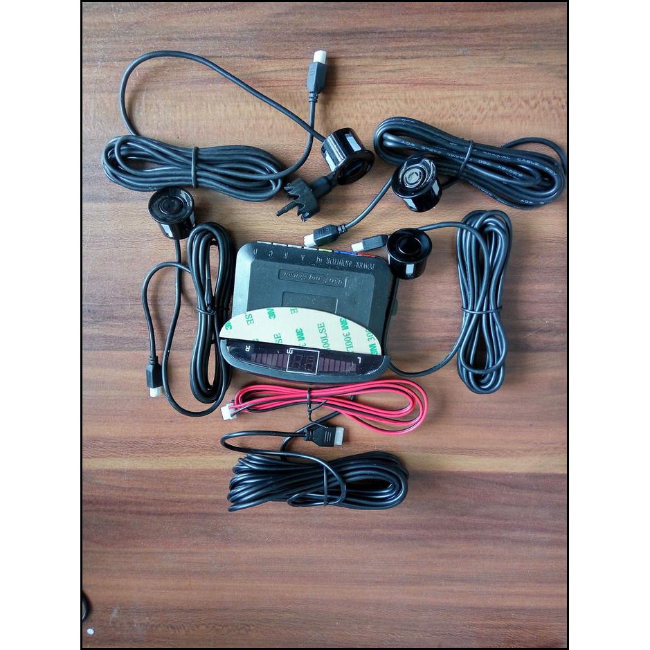 Sensor Parkir 4 Titik +Indikator Lcd