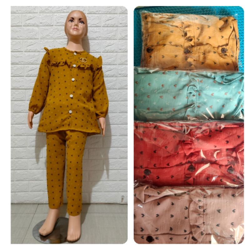 harga promo Setcel rubi krinkel anak buat umur 4-6 th harga 75 warna chat 6