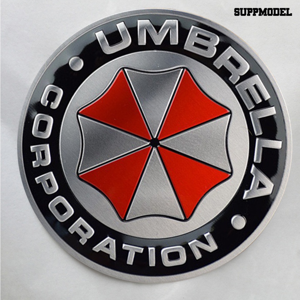 Sl Stiker Badge Umbrella Corporation 3D Aluminum Untuk Bagasi Mobil