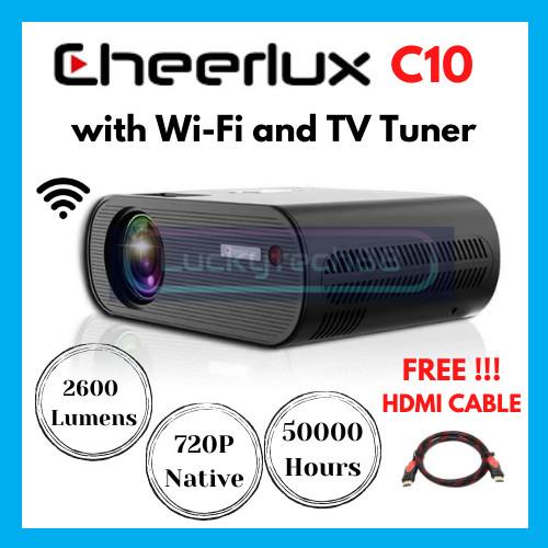 

Irled | Cheerlux C10 Wifi Tv Tuner Proyektor - Mini Led Projector 2600 Lumens